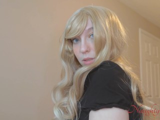 Step-Mom Accidently Falls on my Dick while she Cleans around me