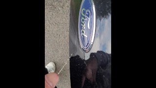 Little Pee Squirt while Test driving a Ford