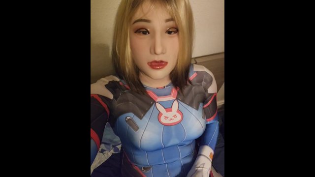 Amy 23 years old Crossdress cum short vid