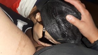 A stranger in a cap and glasses sucks my clitoris to orgasm - Lesbian_illusion