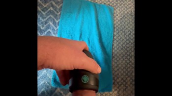 Testing out the Blowmotion Warming Male Masturbator from LoveHoney. Cum shot