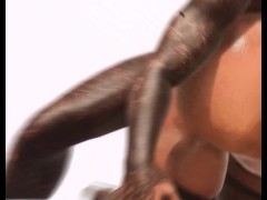 Latina bbw loud backshots in the pool