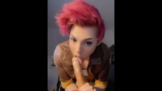 Tracer Teases and Sucks you- JOI