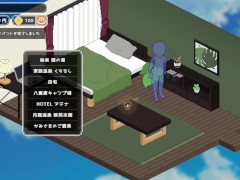 【#03 秘湯ガール実況】シックスナインに素股エッチ、密着騎乗位に対面座位とエロい体位でヤりまくっちゃう(ドットアニメーションエロゲー) 10/16