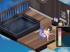 【#03 秘湯ガール実況】シックスナインに素股エッチ、密着騎乗位に対面座位とエロい体位でヤりまくっちゃう(ドットアニメーションエロゲー) 13/16