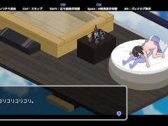 【#03 秘湯ガール実況】シックスナインに素股エッチ、密着騎乗位に対面座位とエロい体位でヤりまくっちゃう(ドットアニメーションエロゲー) 7/16