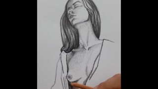 Как нарисовать рисунок #art #drawing #portrait #sketch #figure #poses=