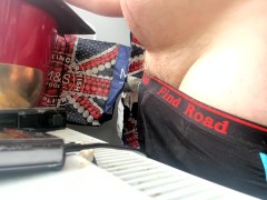 playing with my undewear