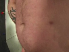 A sexually aroused male horse ventured into the lair of two attractive dominatrixes and had a satisf