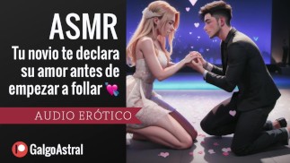 ASMR para mujeres - Tu novio TE DECLARA SU AMOR justo antes de empezar a follar 💘