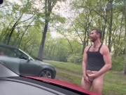 Preview 5 of I got caught jacking off in public (more videos like this on justfor.fans/jmasonfoxxxy)