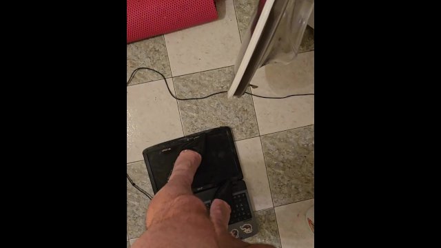 Destroyed laptop