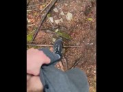 Preview 2 of Jerking off on public hiking trail