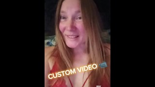 Custom video and worn string (see link)