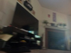 Teenie roams in giantess home POV