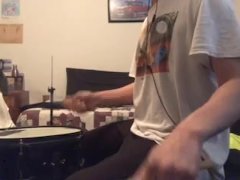 parents moaning in the other room while i'm playing drums 12