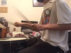 parents moaning in the other room while i'm playing drums 20