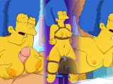 Marge Simpson Hole House Game - Creampie Bondage Cumpilation Moaning Orgasms