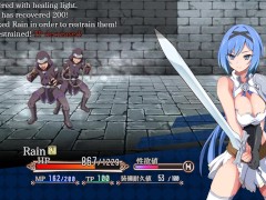 Nightmare knight - Blue hair paladin bdsm battle
