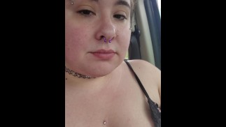 Vaping in the truck.