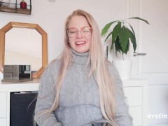 Ersties - Blonde Babe Anna Talks About the First Time She Squirted