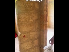 Horny🍆desperate Girl sneaks into an abandoned uncompleted house  to finger herself &PISS play too💦 - Screenshot 2 of 16 - Squirting