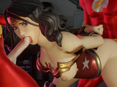 Wonder Woman Speed Fuck by 2x Flash