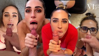 Best of facial cumshot compilation!