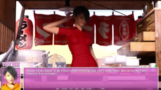 ZOMER IN DE STAD #6 - Lesbische visuele roman gameplay HD