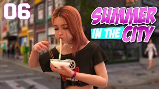 夏の街#6•レズビアンビジュアルノベルゲームプレイ[HD]