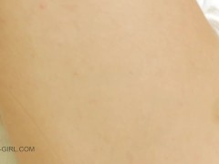 Super cute Teen cums hard