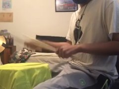 parents moaning in the other room while i'm playing drums 23