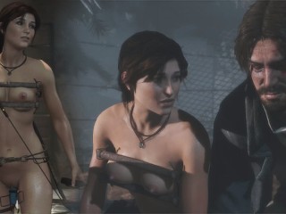 Rise of the Tomb Raider Nude Game Play [Часть 10] Новый мод 2024 года Hot Nude Sexy Slight Jiggly Lara