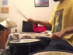 parents moaning in the other room while i'm playing drums 46