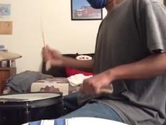 parents moaning in the other room while i'm playing drums 56