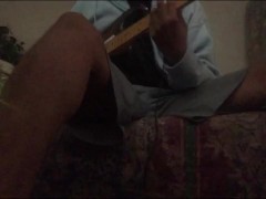 (out on all platforms) parents moaning in the other room while i'm playing guitar