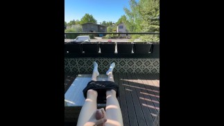 Giving my neighbors a show