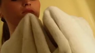 Her friend picks her up to get her pussy licked and fingered