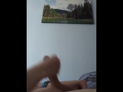 Masturbating and cumming watching risky masturbation porn
