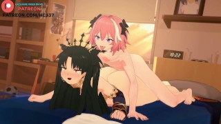 RIN FUCKED BY ASTOLFO AFTER MC DONALDS AND GETTING CREAMPIE FATE CREAMPIE ANIMATION