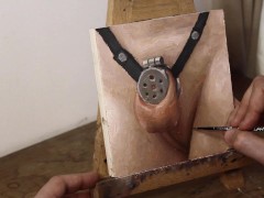 Wet Femboy Pussy Shadows and Detail - JOI of Painting Episode 126