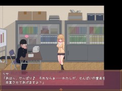 【ビッチライフ(体験版)実況】金髪巨乳ギャルドットアニメーションエロゲー。お願いしたら手コキやセックスさせてくれる。