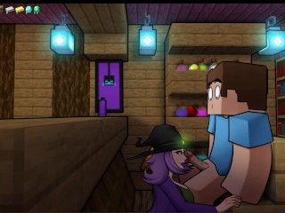 HornyCraft steve fucks all the girls from the village!
