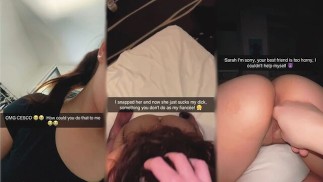 Boyfriend cheats on his fiancée with her best friend on Snapchat. Will his fiancée find out? Cuckold