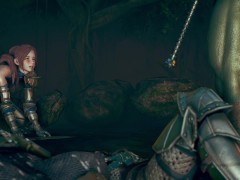 Female knight lose to monster ork - 55 preview