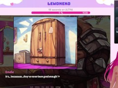 VTuber LewdNeko Plays My Pig Princess - Screenshot 15 of 16 - Visual Novel