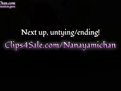 Preview: Girl in tight hogtied struggle and suspension, totally stuck