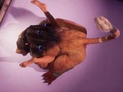 Leo found himself a woman for entertainment | Furry | Wild life | FPOV