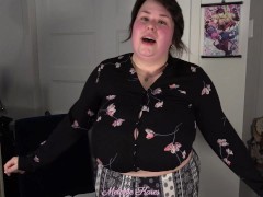 Busty Blouse Bursting Challenge at the Macromastia Club TEASER