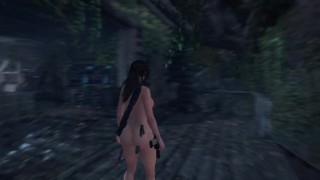 Rise of the Tomb Raider Nude Game Play [Часть 20] Новая 2024 горячая обнаженная сексуальная обнаженная Лара Обнаженная версия-X Mod